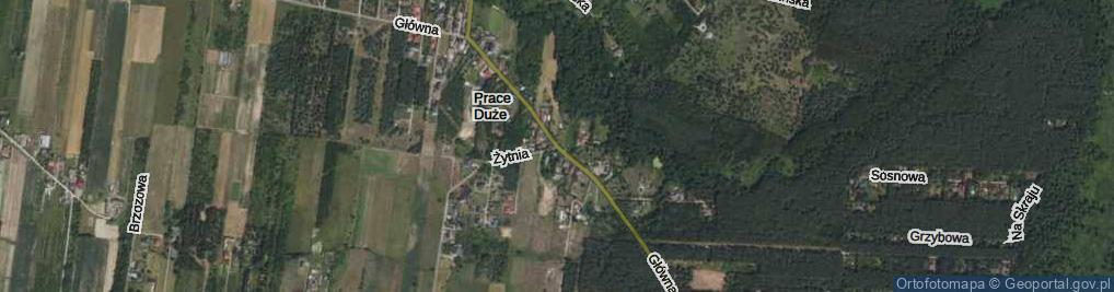 Zdjęcie satelitarne Główna ul.